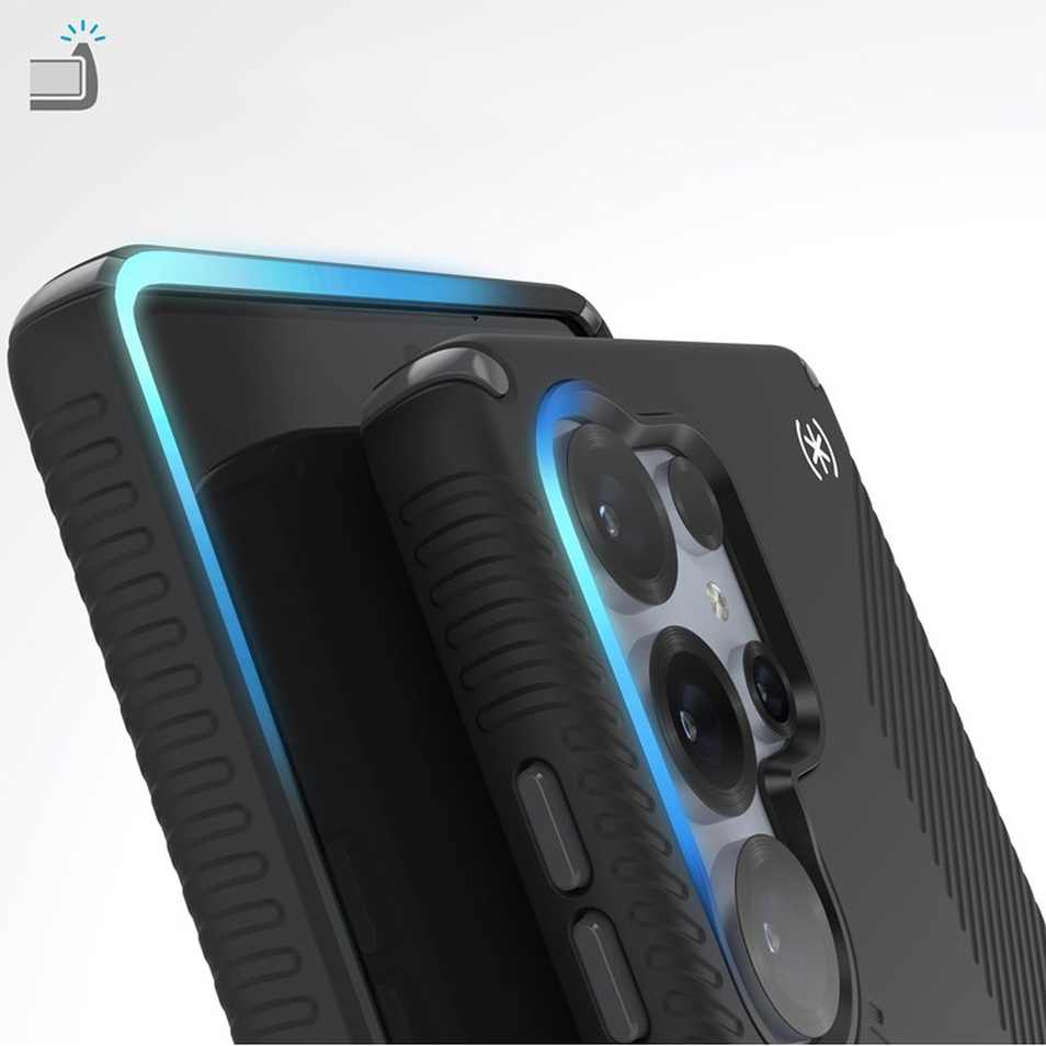 Etui z magntycznym pierścieniem Speck Presidio2 Grip Magnet do Galaxy S25 Ultra, czarne